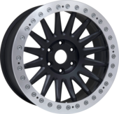 size:20x9.5 blankwheel color:SOLID BLACKring color:CUT FINISHnote:シルバーキャップボルト選択note:wheel:特注カラー