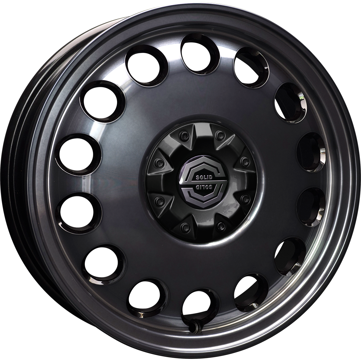 <br>size:14x4.5 100/4H +43<br>wheel color:MIST BLACK（艶ありスモーククリア）<br>
